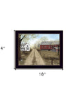 Warm Spring Day Black Framed Print Wall Art
