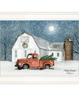 Wintry Weather 2 White Framed Print Wall Art