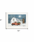 Wintry Weather 2 White Framed Print Wall Art