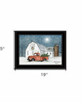 Wintry Weather 3 Black Framed Print Wall Art