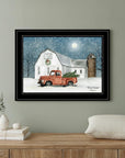 Wintry Weather 3 Black Framed Print Wall Art