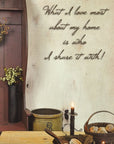 What I love Most 3 Black Framed Print Kitchen Wall Art