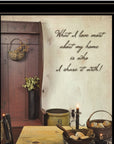 What I love Most 3 Black Framed Print Kitchen Wall Art