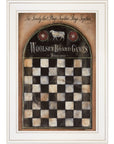Woolsey Board Game 1 White Framed Print Wall Art