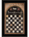 Woolsey Board Game 2 Black Framed Print Wall Art