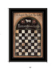 Woolsey Board Game 2 Black Framed Print Wall Art