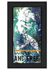 Wild and Free 2 Black Framed Print Wall Art