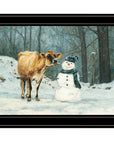 Well Hello There 2 Black Framed Print Wall Art
