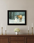 Well Hello There 2 Black Framed Print Wall Art