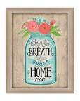 Youre Home Now Brown Framed Print Wall Art