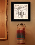 When All Else Fails 3 Black Framed Print Bathroom Wall Art
