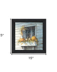 Window Dressing Black Framed Print Wall Art