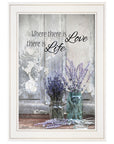 Where There is Love 2 White Framed Print Wall Art