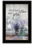 Where There is Love 3 Black Framed Print Wall Art