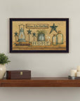 Welcome to Our Farm House Black Framed Print Wall Art