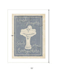 Wash Your Hands 5 White Framed Print Bathroom Wall Art
