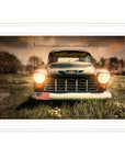 Wrong Lane 1 White Framed Print Wall Art
