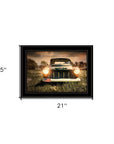 Wrong Lane 2 Black Framed Print Wall Art