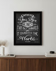 When You Are Kind Black Framed Print Wall Art