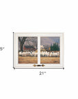 Wool Gathering 2 White Framed Print Wall Art