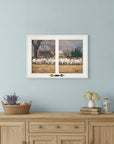 Wool Gathering 2 White Framed Print Wall Art