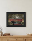 Warm Summers Eve 3 Black Framed Print Wall Art
