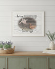 We Go Together Like Bacon and Eggs White Framed Print Wall Art