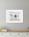 Winds Of Change Windmill on the Farm White Framed Print Wall Art