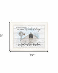 Winds Of Change Windmill on the Farm White Framed Print Wall Art