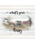 Whats Your Hurry 1 White Framed Print Wall Art