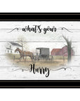 Whats Your Hurry 2 Black Framed Print Wall Art
