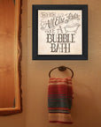 When All Else Fails 4 Black Framed Print Bathroom Wall Art