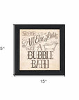 When All Else Fails 4 Black Framed Print Bathroom Wall Art