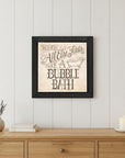 When All Else Fails 4 Black Framed Print Bathroom Wall Art