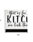 We lick the Spoon 2 Black Framed Print Kitchen Wall Art