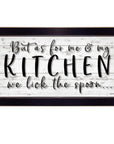 We lick the Spoon 3 Black Framed Print Kitchen Wall Art