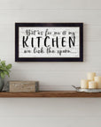 We lick the Spoon 3 Black Framed Print Kitchen Wall Art