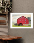 Willow Grove Mill 2 White Framed Print Wall Art
