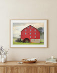Willow Grove Mill 2 White Framed Print Wall Art