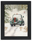 Winter Park 1 Black Framed Print Kitchen Wall Art