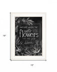 Yet to Bloom 3 White Framed Print Wall Art