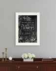 Yet to Bloom 3 White Framed Print Wall Art