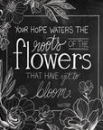 Yet to Bloom 4 Black Framed Print Wall Art