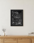 Yet to Bloom 4 Black Framed Print Wall Art