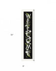 Welcome Sign I 4 White Framed Print Wall Art