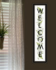 Welcome Sign II 3 Black Framed Print Wall Art