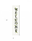 Welcome Sign II 4 White Framed Print Wall Art