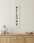 Welcome Sign II 4 White Framed Print Wall Art