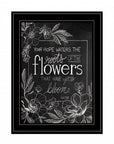 Yet to Bloom 1 Black Framed Print Wall Art