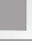 White And Black Floral Welcome Sign Framed Wall Art